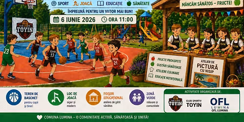 Educa\u021bie \u0219i sport \u00een comuna Lumina. S\u0103 petrecem \u00een parc!
