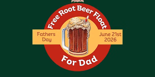 Free Root Beer Floats for Dad on Father's Day