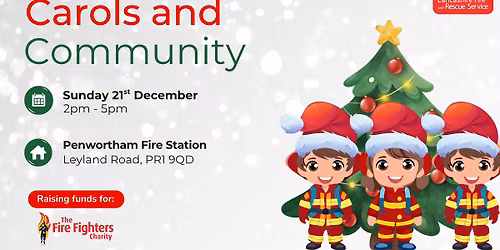 Carols and Community at Penwortham Fire Station