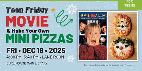 Teen Friday: Movie & Make Your Own Mini Pizzas