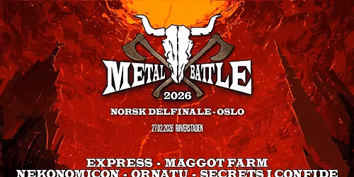 Wacken Metal Battle Norway 2026 - Delfinale 1 Oslo