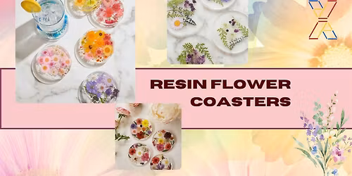 Resin Flower Coasters