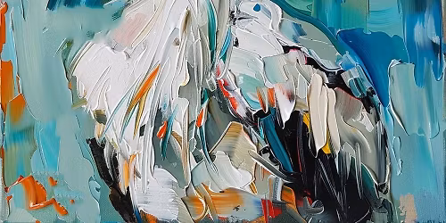 Paint class! Crane painting!