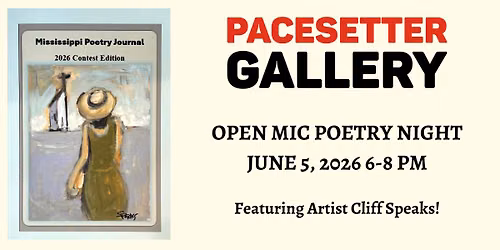 Pacesetter Open Mic Poetry Night - Featuring Cliff Speaks