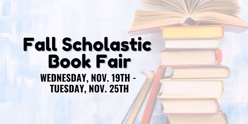 GES Fall Scholastic Book Fair