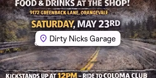 Customer appreciation ride! Dirty Nick's Garage