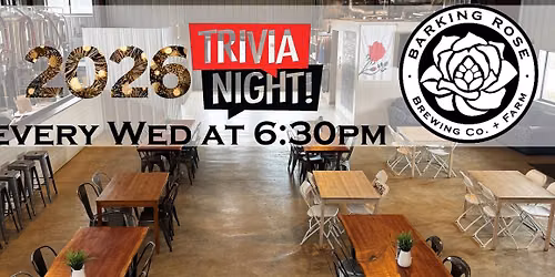 Team Trivia at Barking Rose Brewing Co.