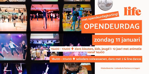 Opendeurdag Life - Solodans & dansen met 2 - kids, jeugd & volwassenen