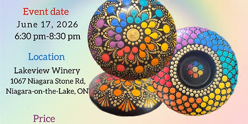 Niagara-on-the-Lake-Rainbow Harmony Dot-Painting Workshop