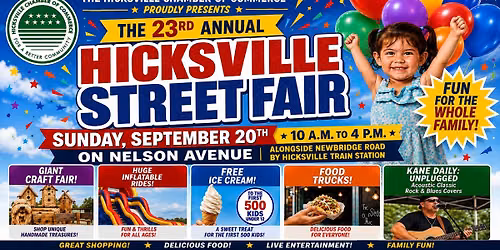 The Hicksville Chamber of Commerce Street Fair