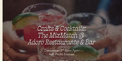 Crafts & Cocktails: Mosaic Coasters @Adoro