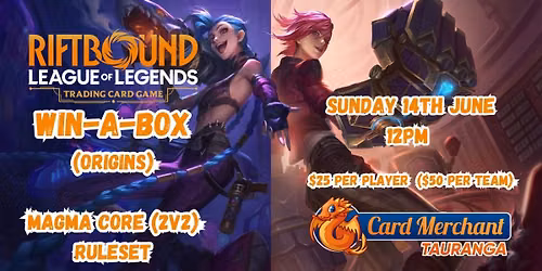 Riftbound 2v2 Win-A-Box of Origins
