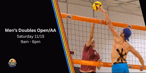Men's Doubles Open\/AA - Saturday 11\/15 @ 4th Ave Beach
