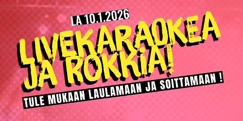 Livekaraokea ja rokkia Cottonissa!