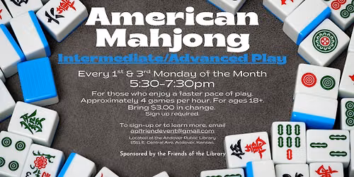American Mahjong: Intermediate\/Advanced Play