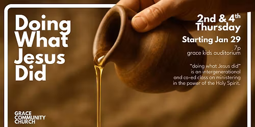 Doing What Jesus Did - Discernment of Spirits and Deliverance