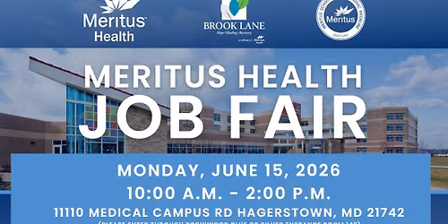 Meritus Health Job Fair