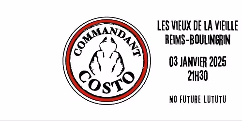 Concert Post-Punk du Commandant Costo 