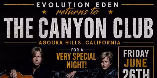 Matthew & Gunnar Nelson with special guest Evolution Eden (Acoustic Show)