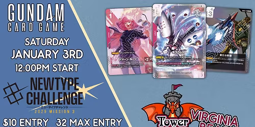 Gundam TCG | NEWTYPE CHALLENGE 2025 MISSION 3