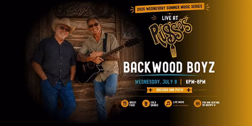 Backwood Boyz Live at Russo\u2019s Bacchus Patio