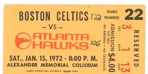 Boston Celtics at Atlanta Hawks Tickets