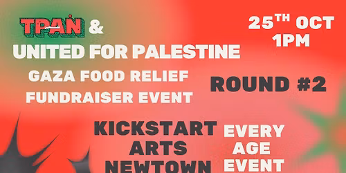 United For Palestine II Gaza Food Relief @ Kickstart Arts