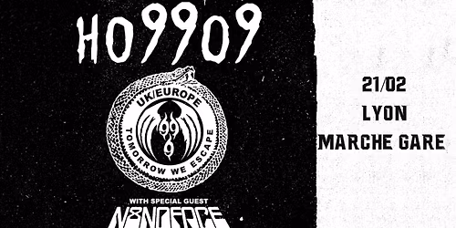Ho99o9 (Rap Punk | USA) + N8NOFACE \u00b7 March\u00e9 Gare LYON