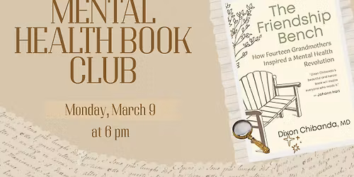 Mental Health Book Club: The Friendship Bench