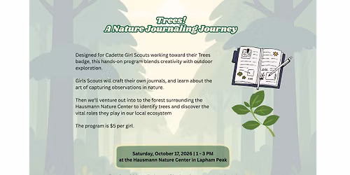Trees: A Girl Scout Nature Journaling Journey