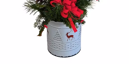 Fresh Greens Reindeer Centerpiece 