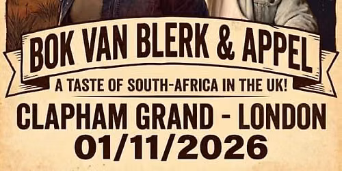 Bok van Blerk & Appel in London