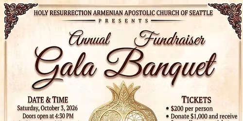 Annual Gala Banquet
