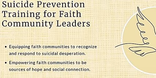 Soul Shop Faith-Based Suicide Prevention Training for Trainers