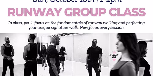 October Runway Group Class