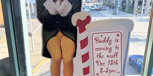 Buddy the Elf visiting!