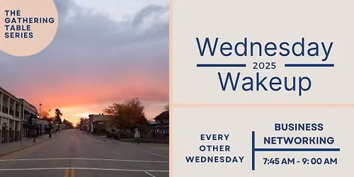 Wednesday Wakeup in Cambridge