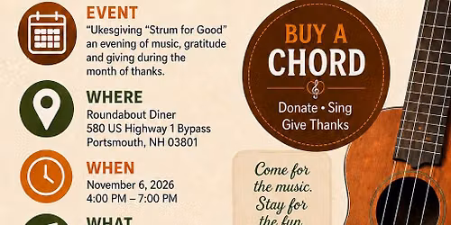 Ukesgiving- Strum for Good