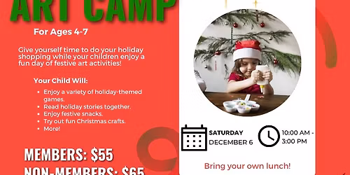 Holiday Art Camp (Ages 4-7)