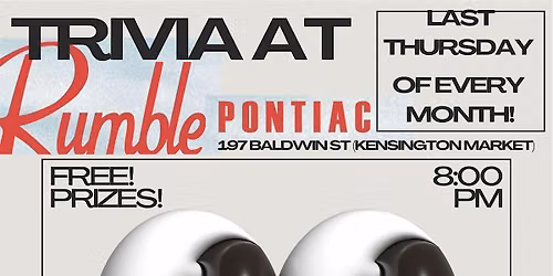 Thursday Trivia at Rumble Pontiac