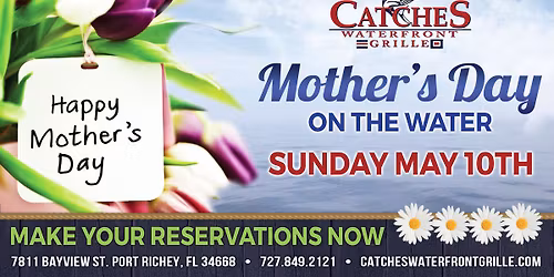 Give Mom the View She Deserves: Mother\u2019s Day on the Water in Port Richey! \ud83c\udf0a\ud83d\udc90