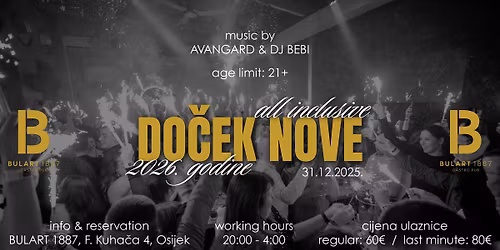 ALL INCLUSIVE DO\u010cEK NOVE GODINE U BULARTU