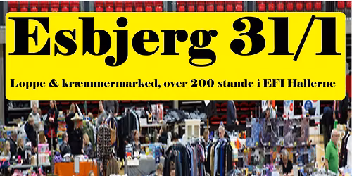 Esbjerg\u2019s K\u00c6MPE Loppe & Kr\u00e6mmermarked 31\/1-26