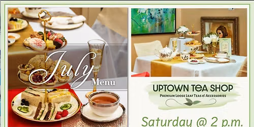 High Tea (Sat July 18th @ 2PM)