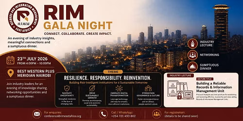 RIM Gala Night Nairobi