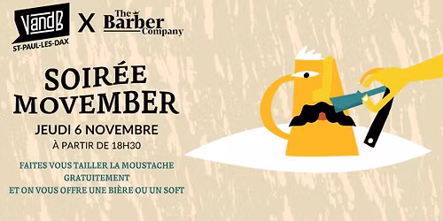 Soir\u00e9e Movember \ud83e\udd78