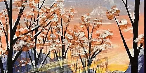 Paint and Sip Event: Cool Winter River