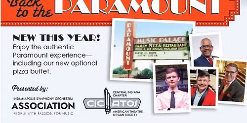 Remember the Paramount: Back to the Paramount, Pizza & Pipes