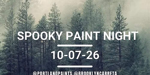 Spooky Paint Night