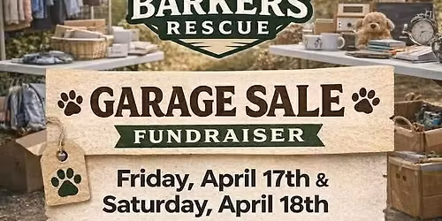 Backwoods Barkers Garage Sale